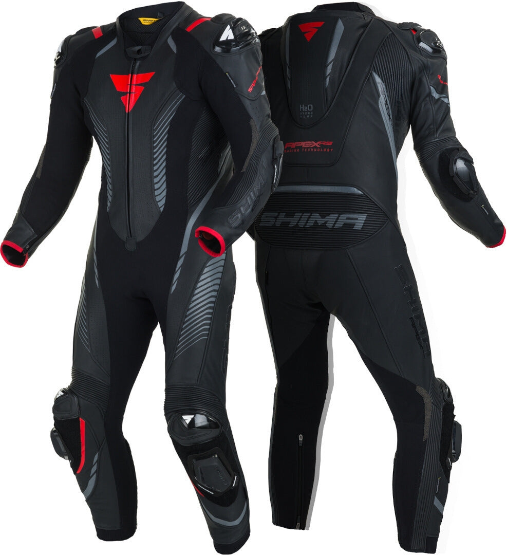 SHIMA MONO APEX RS 1PCS BLACK/RED - SECURTEX MOTOR S.L (t/a MaximoMoto)