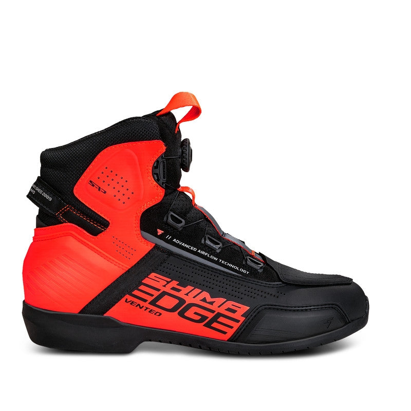 SHIMA EDGE VENTED BOOTS RED - SECURTEX MOTOR S.L (t/a MaximoMoto)