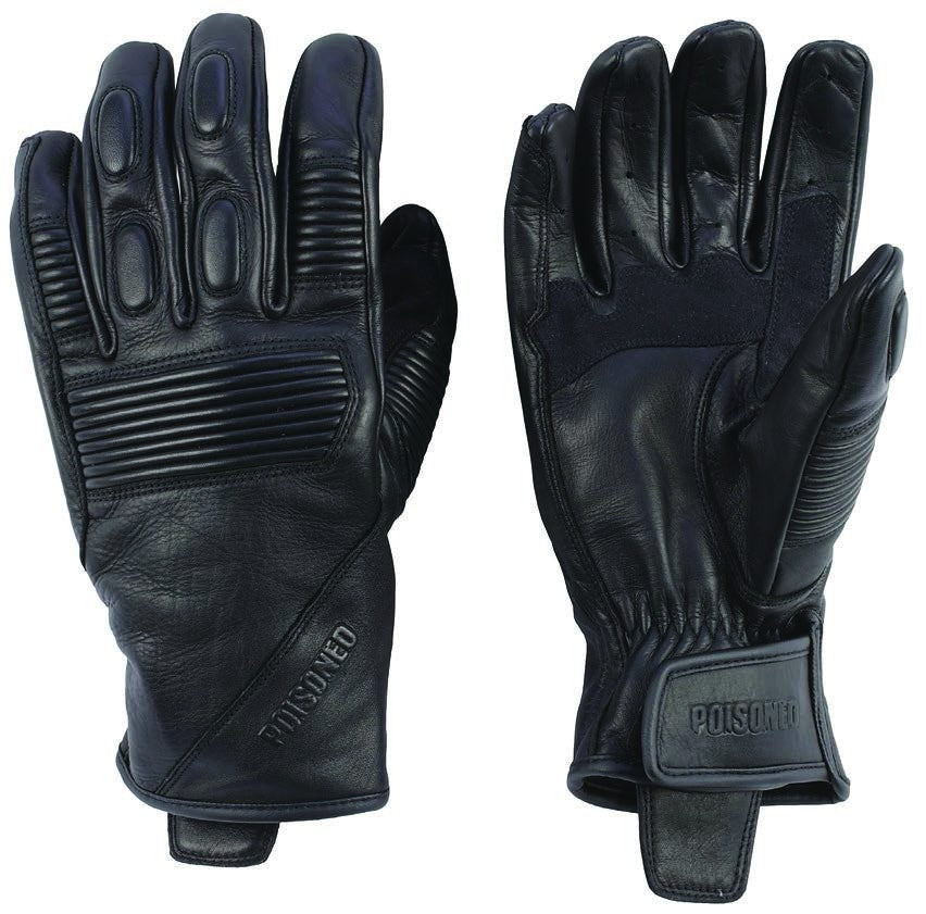 Poisoned - Guantes Piel Phanton Negro - SECURTEX MOTOR S.L (t/a MaximoMoto)