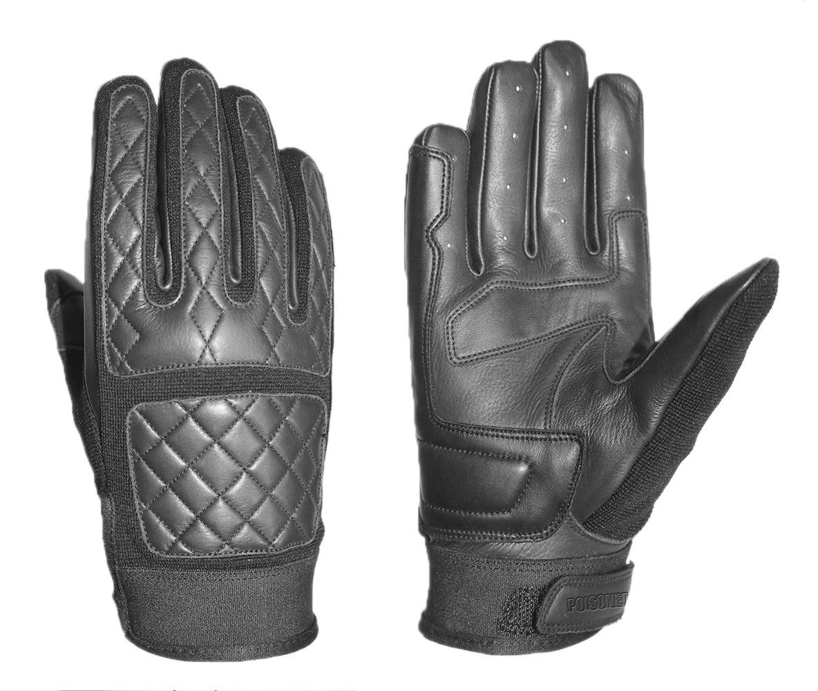 Poisoned - Guantes Piel/Textil Season Prima Negro - SECURTEX MOTOR S.L (t/a MaximoMoto)
