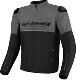 Chaqueta de verano textil para moto Shima Drift Urban Negro/Gris