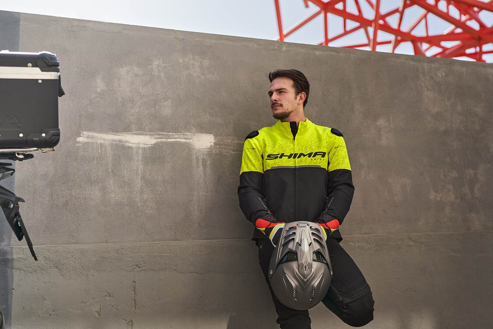 SHIMA DRIFT MEN JACKET FLUO - SECURTEX MOTOR S.L (t/a MaximoMoto)