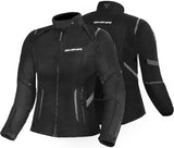 SHIMA RUSH LADY JACKET BLACK - SECURTEX MOTOR S.L (t/a MaximoMoto)