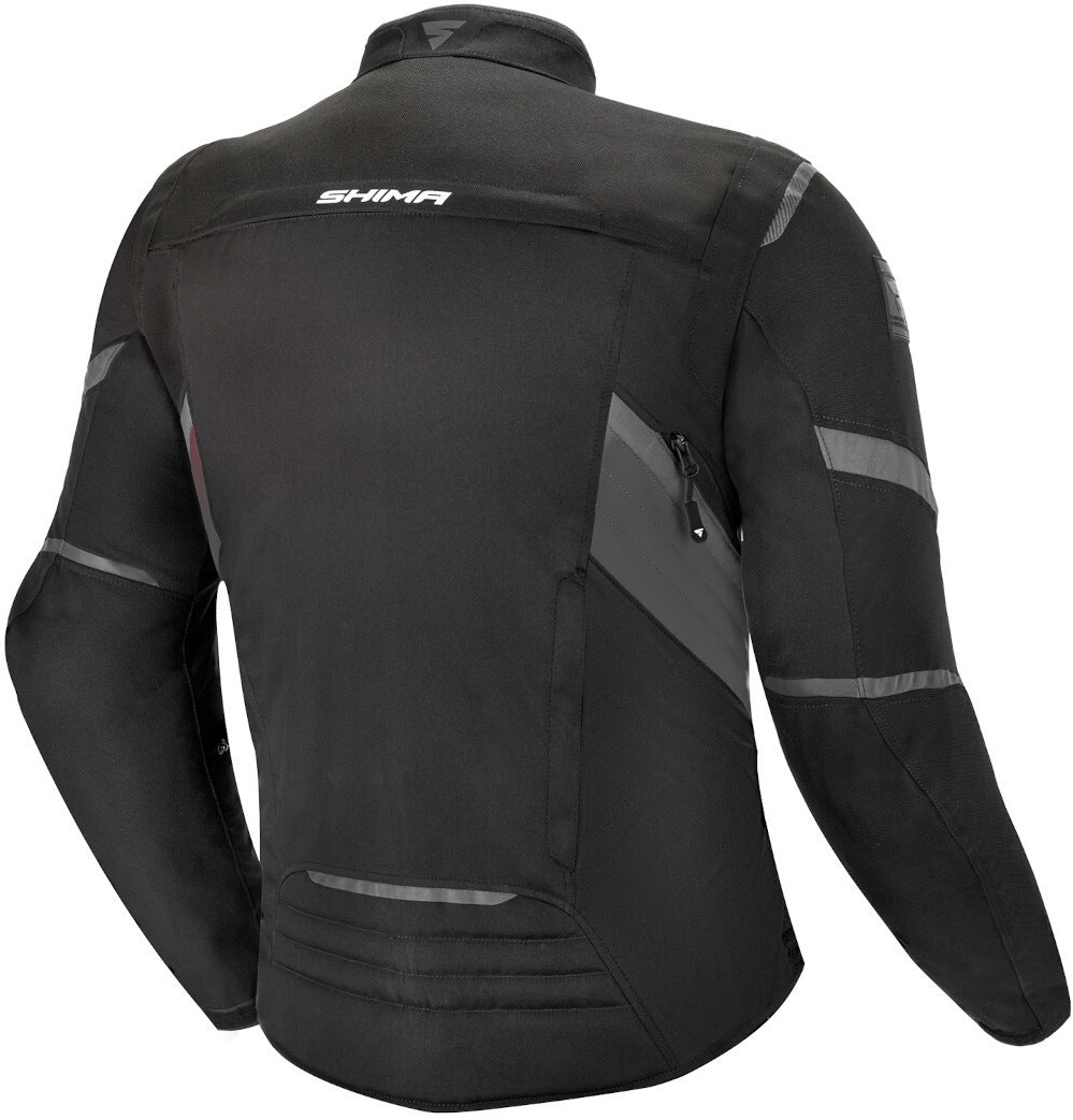 SHIMA RUSH MEN JACKET BLACK - SECURTEX MOTOR S.L (t/a MaximoMoto)