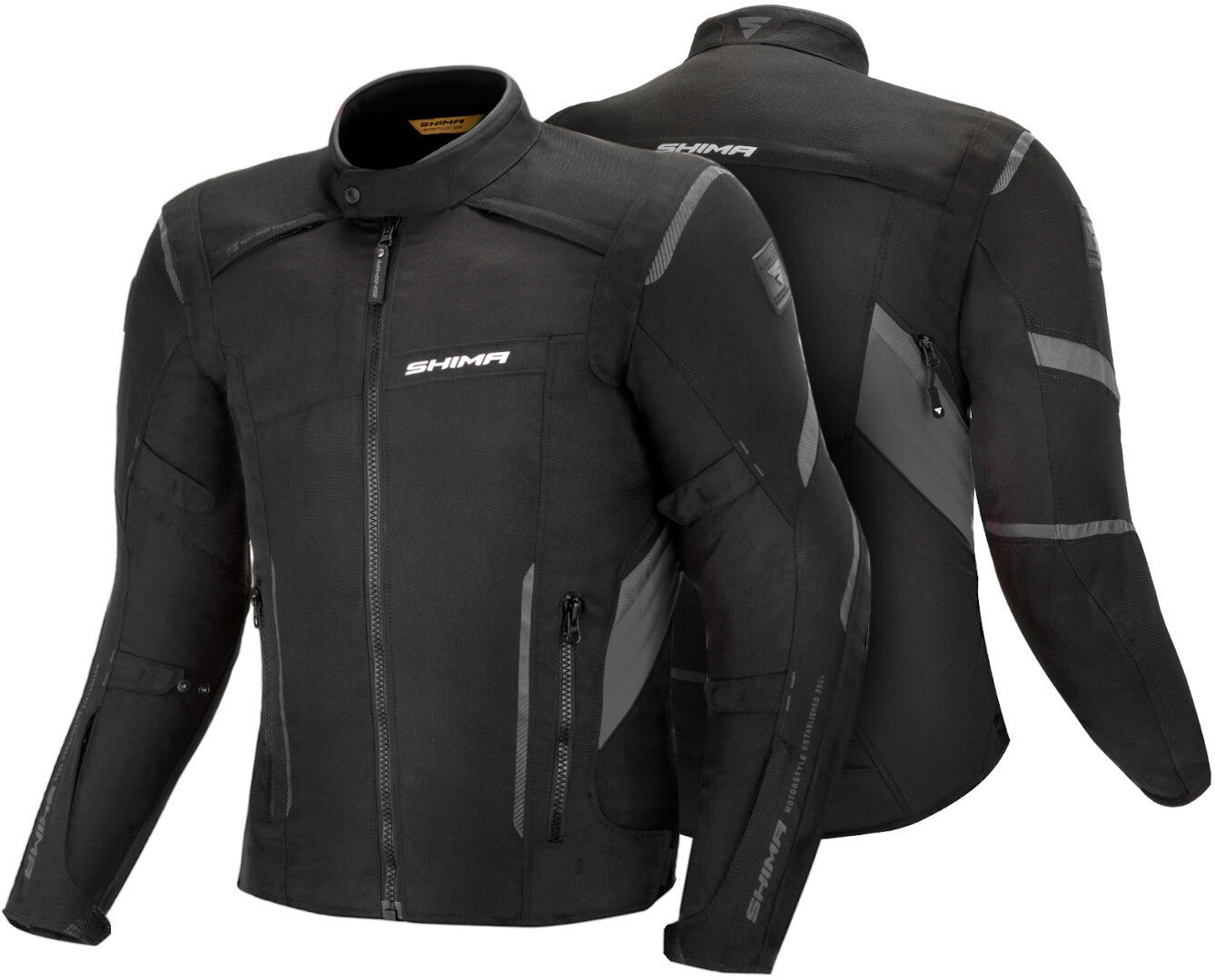 SHIMA RUSH MEN JACKET BLACK - SECURTEX MOTOR S.L (t/a MaximoMoto)