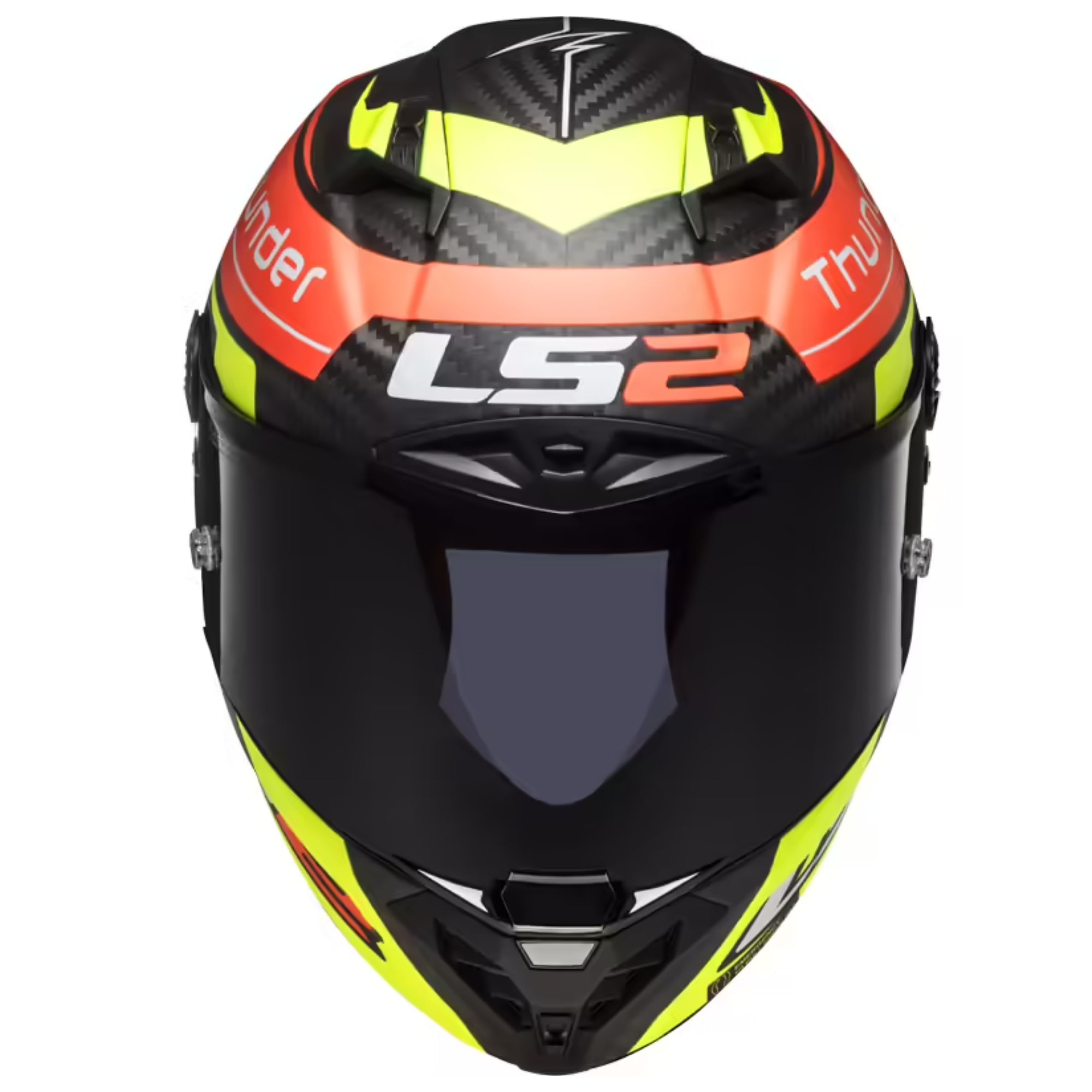 LS2 FF805 THUNDER C ATTACK MATT RED H-V YELLOW - SECURTEX MOTOR S.L (t/a MaximoMoto)