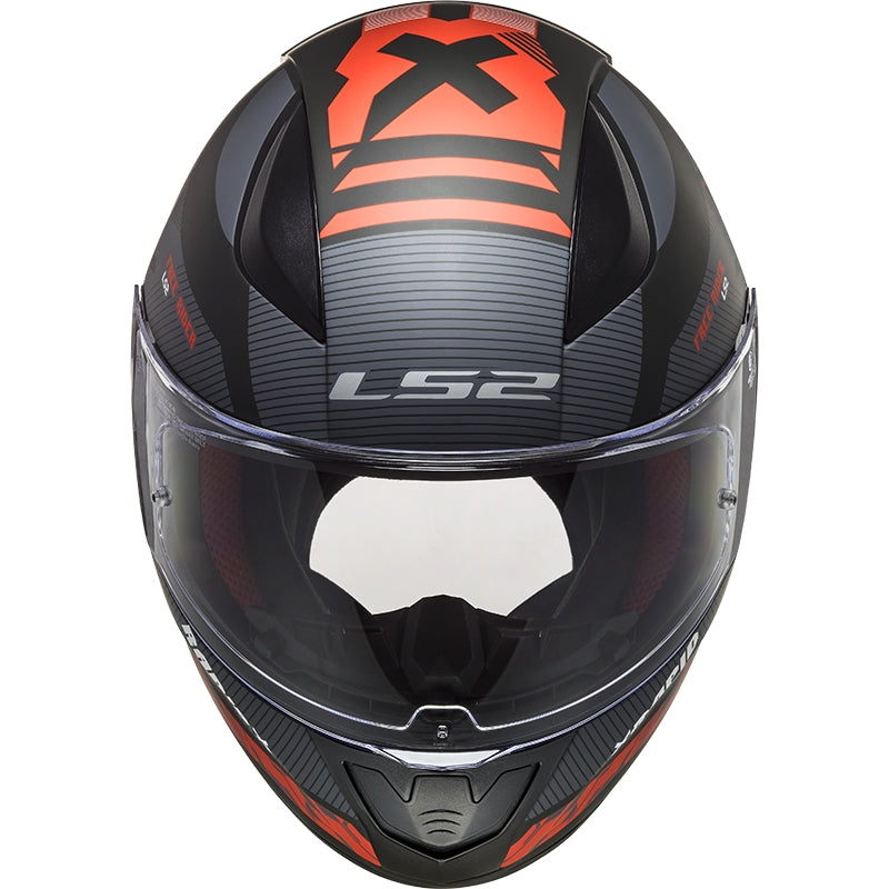 LS2 FF353 RAPID XTREET MATT BLACK RED - SECURTEX MOTOR S.L (t/a MaximoMoto)