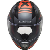 LS2 FF353 RAPID XTREET MATT BLACK RED - SECURTEX MOTOR S.L (t/a MaximoMoto)