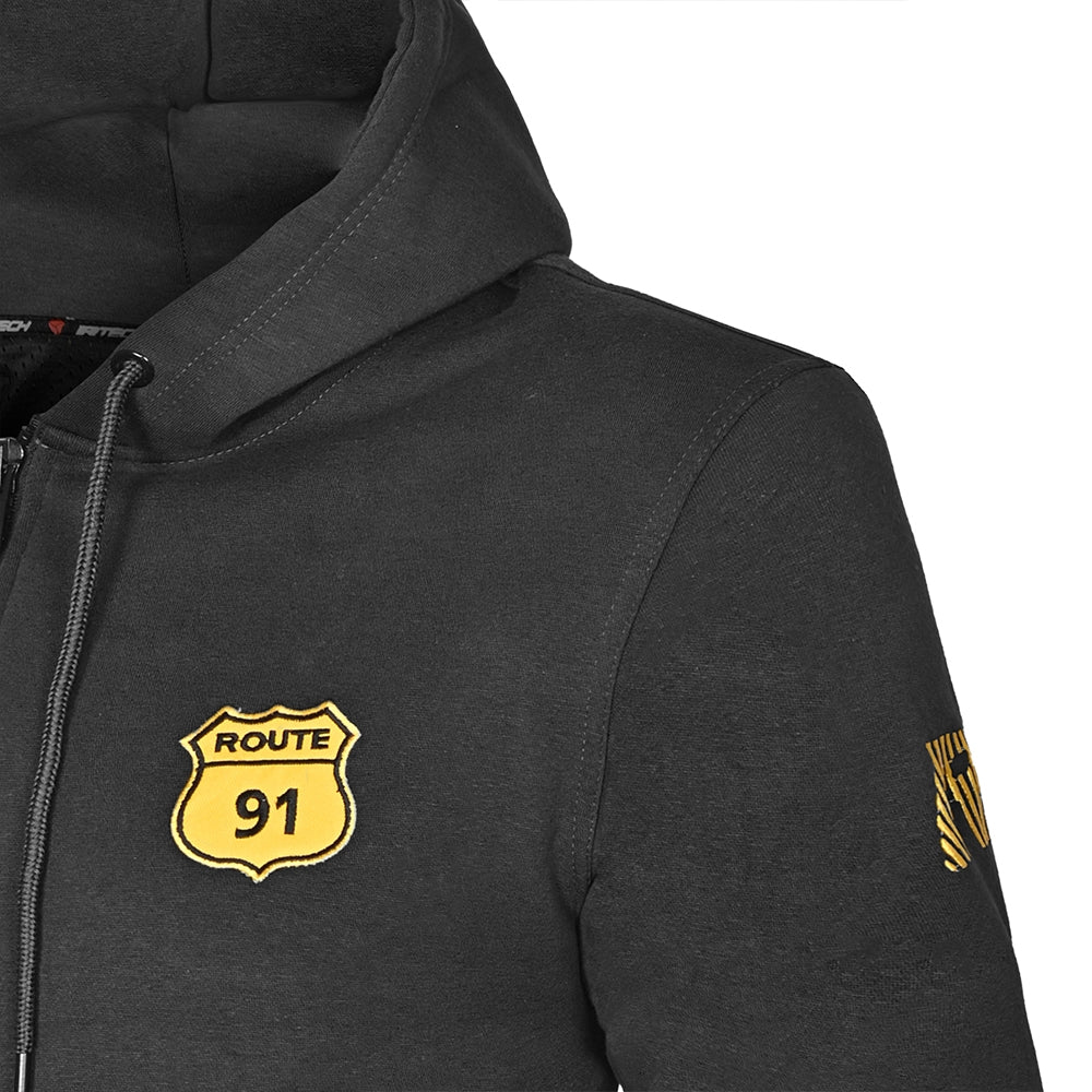 R-TECH - Sudadera Textil Route-91 Negro