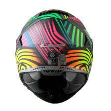 LS2 FF800 STORM POWER MATT BLACK RAINBOW - SECURTEX MOTOR S.L (t/a MaximoMoto)