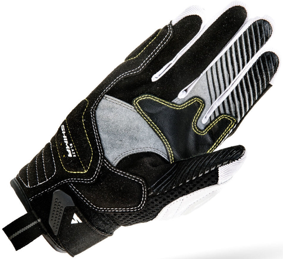 SHIMA Blaze Guantes de verano para moto Touring Blanco