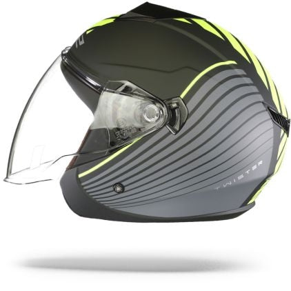 LS2 OF573 TWISTER II LUNA MATT BLACK TITANIUM - SECURTEX MOTOR S.L (t/a MaximoMoto)