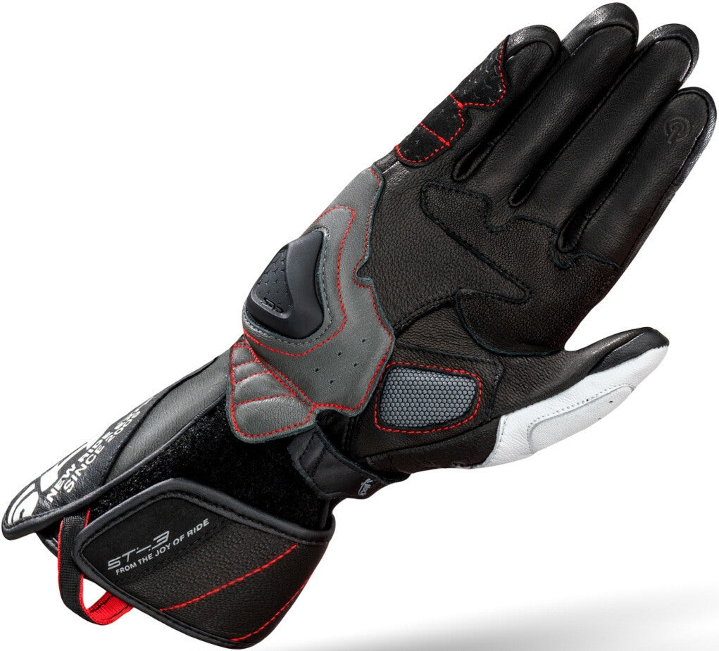 SHIMA ST-3 NEW GUANTES WHT/RED - SECURTEX MOTOR S.L (t/a MaximoMoto)