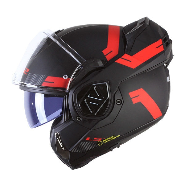 LS2 FF906 ADVANT BEND MATT BLACK RED-06 - SECURTEX MOTOR S.L (t/a MaximoMoto)