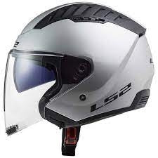 LS2 OF600 COPTER MATT SILVER - SECURTEX MOTOR S.L (t/a MaximoMoto)