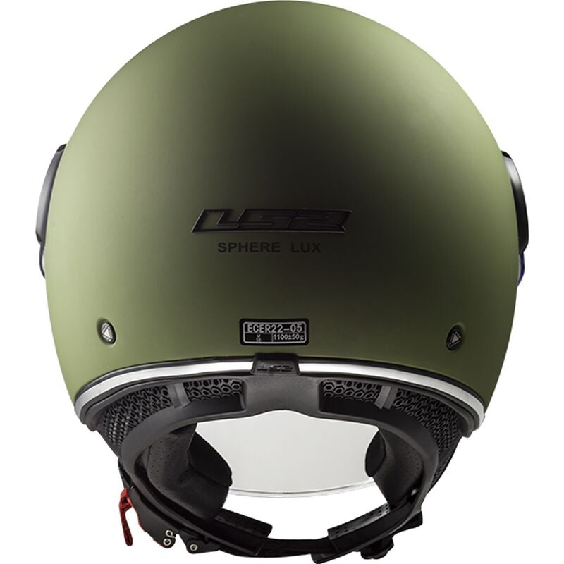 LS2 OF558 SPHERE LUX MATT MILITARY GREEN - SECURTEX MOTOR S.L (t/a MaximoMoto)