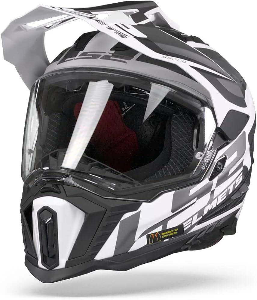 LS2 MX701 EXPLORER ALTER MATT BLACK WHITE-06 - SECURTEX MOTOR S.L (t/a MaximoMoto)