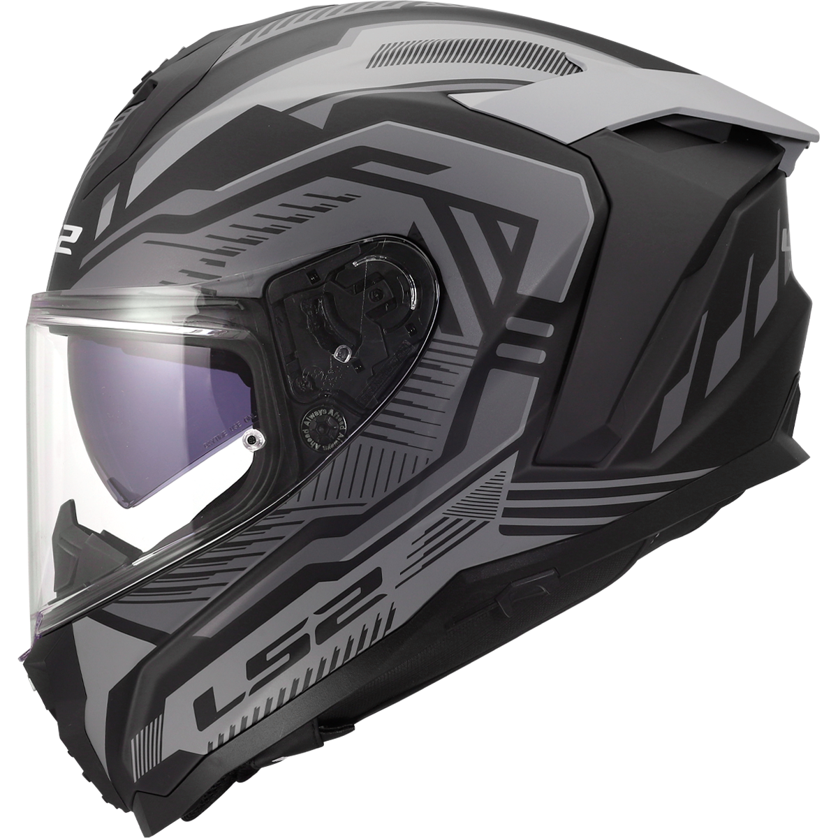 LS2 FF817 CHALLENGER II DRAVIX CASCO DE MOTO GRIS