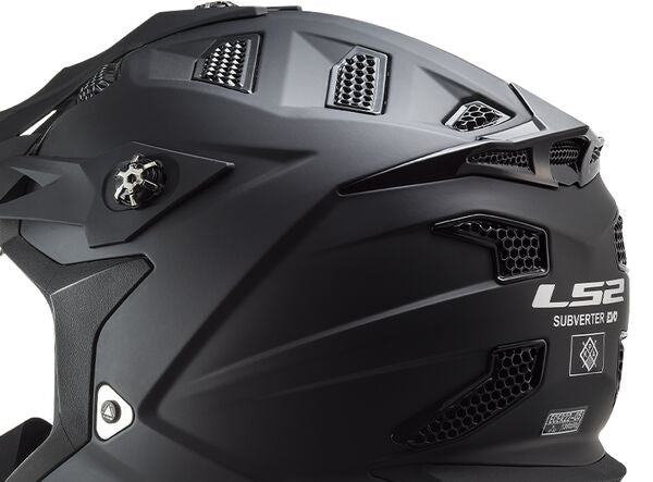 LS2 MX700 SUBVERTER SINGLE MONO GLOSS WHITE-06 - SECURTEX MOTOR S.L (t/a MaximoMoto)