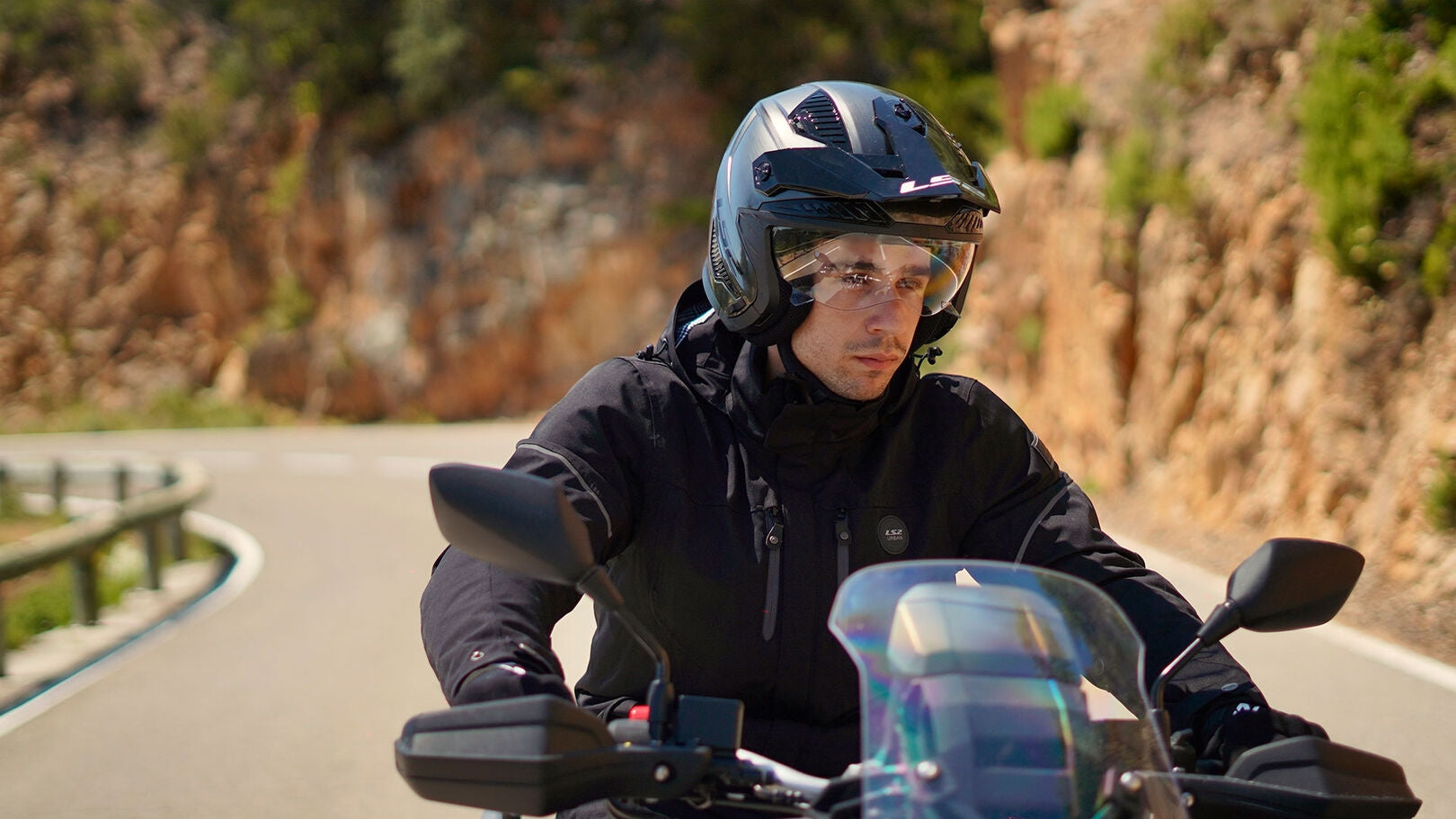 LS2 OF606 DRIFTER TRIALITY RED - SECURTEX MOTOR S.L (t/a MaximoMoto)