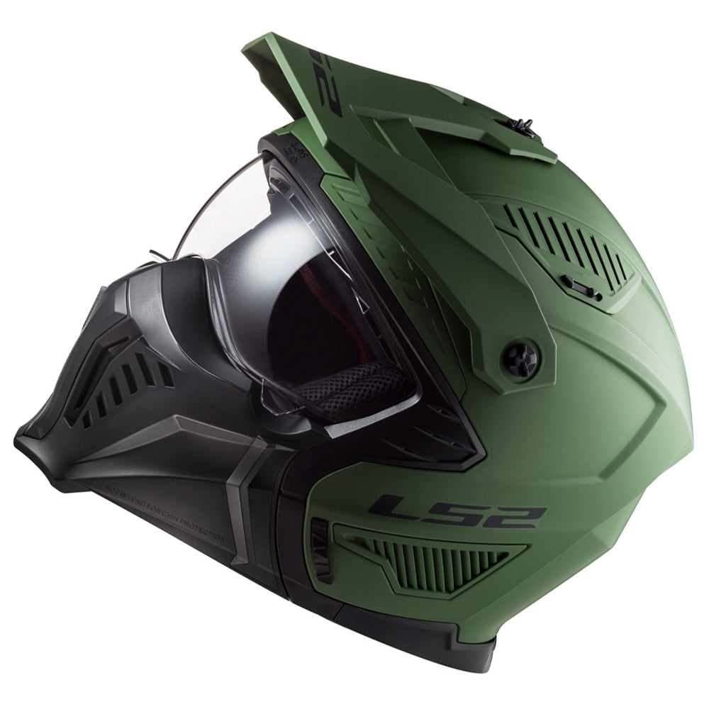LS2 OF606 DRIFTER SOLID MATT MILITARY GREEN - SECURTEX MOTOR S.L (t/a MaximoMoto)