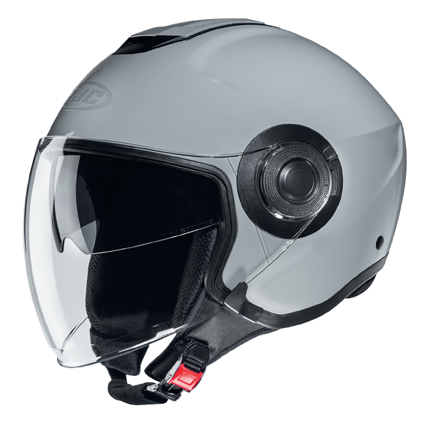 HJC i40N UNI Conducción Urbana Para Scooter Casco Jet N.Gris