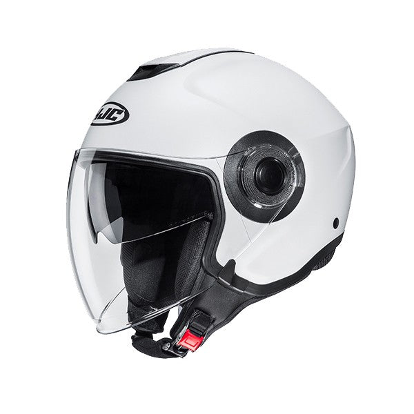 HJC i40N UNI Casco De Moto Jet En Blanco Perla