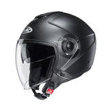 HJC i40N UNI Casco Abierto Para Scooter Semiplano Negro