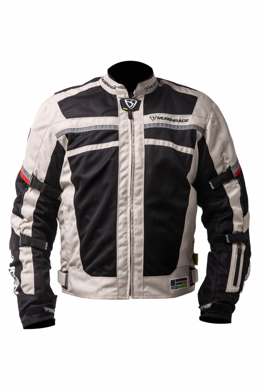 MUGENRACE A-TTRAVERSARE-D Mujer Textil Chaqueta L.Gris Negro