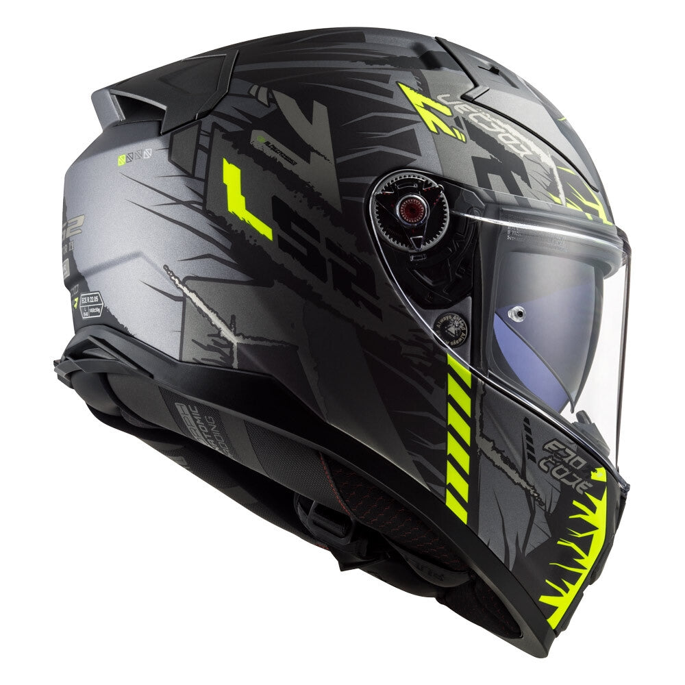 LS2 FF811 VECTOR II TECHBOT M.TITAN.H-V YELL. - SECURTEX MOTOR S.L (t/a MaximoMoto)