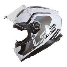 LS2 FF811 VECTOR II METRIC WHITE TITAN.SILVER - SECURTEX MOTOR S.L (t/a MaximoMoto)