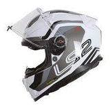 LS2 FF811 VECTOR II METRIC WHITE TITAN.SILVER - SECURTEX MOTOR S.L (t/a MaximoMoto)