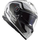 LS2 FF811 VECTOR II METRIC WHITE TITAN.SILVER - SECURTEX MOTOR S.L (t/a MaximoMoto)