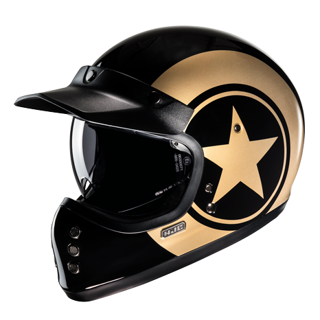 HJC V60 NYX MC9 Casco Integral De Motocicleta De Estilo Clásico - CASCO