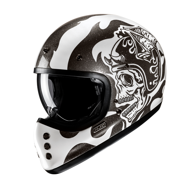 HJC V60 FLAME MC5 Casco Integral De Moto De Estilo Clásico - SECURTEX MOTOR S.L (t/a MaximoMoto)