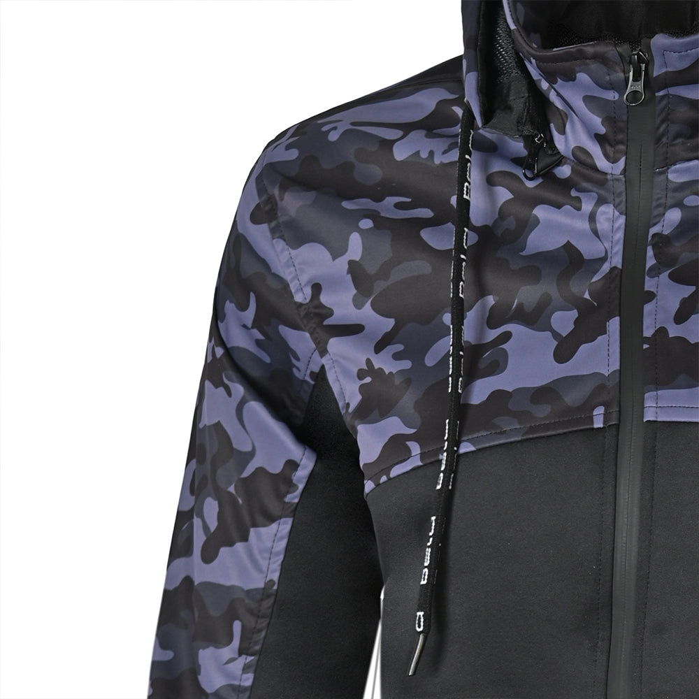 BELA - Sudadera Textil Camo Rush Negro/Azul Oscura - SECURTEX MOTOR S.L (t/a MaximoMoto)