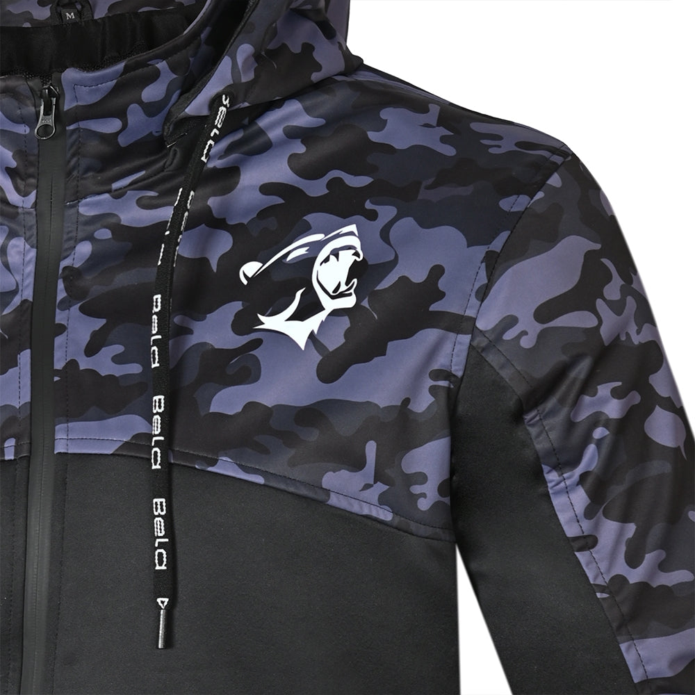 BELA - Sudadera Textil Camo Rush Negro/Azul Oscura - SECURTEX MOTOR S.L (t/a MaximoMoto)