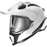 LS2 MX701 Explorer Carbon casco enduro de moto Adventure blanco sólido