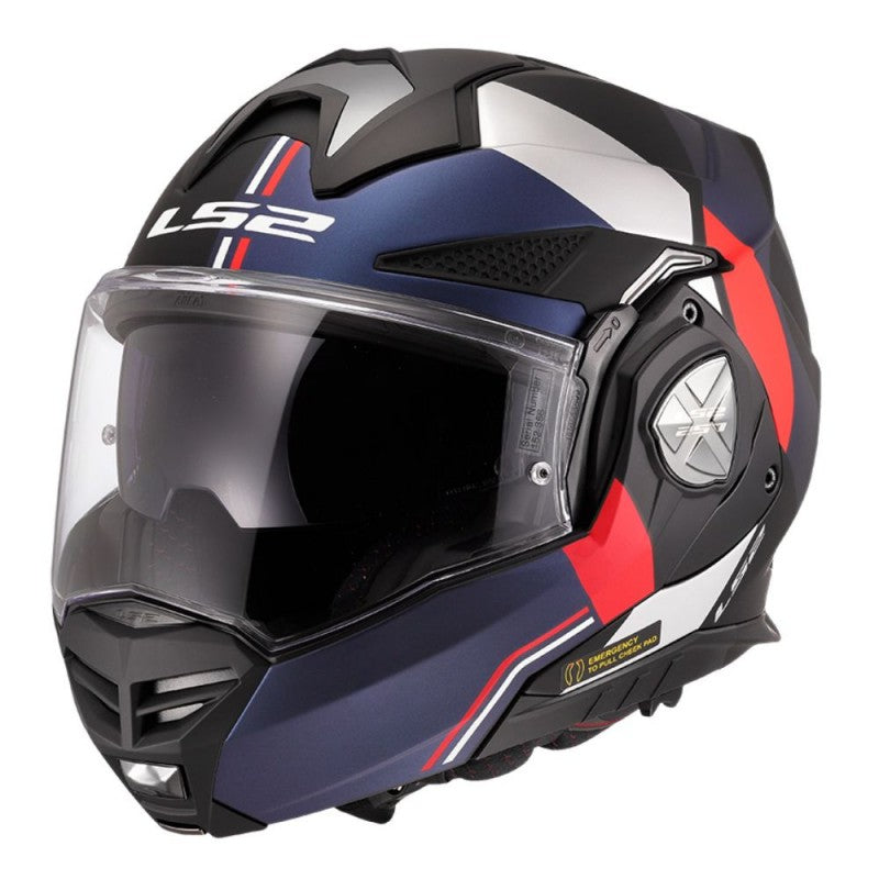 LS2 FF901 ADVANT X ULTRA  CASCO DE MODULAR AZUL ROJO
