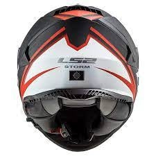 LS2 FF800 STORM NERVE MATT BLACK RED - SECURTEX MOTOR S.L (t/a MaximoMoto)