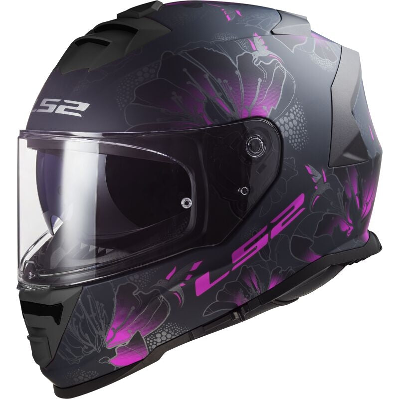 LS2 FF800 STORM BURST MATT BLACK PINK - SECURTEX MOTOR S.L (t/a MaximoMoto)