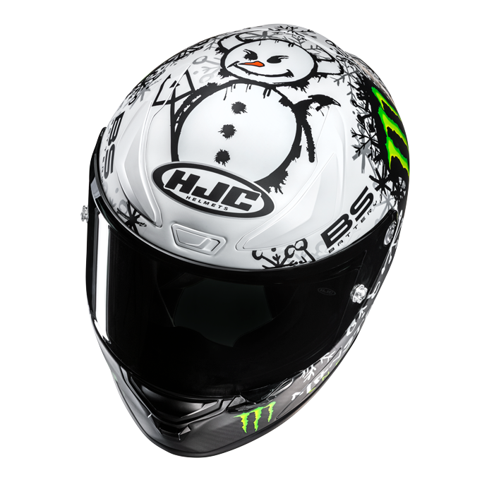 HJC RPHA 1 V2 SNOW DIABLO MC10SF CASCO INTEGRAL DE MOTO
