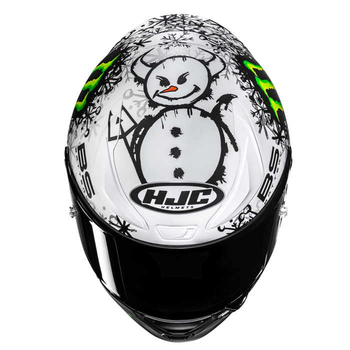 HJC RPHA 1 V2 SNOW DIABLO MC10SF CASCO INTEGRAL DE MOTO