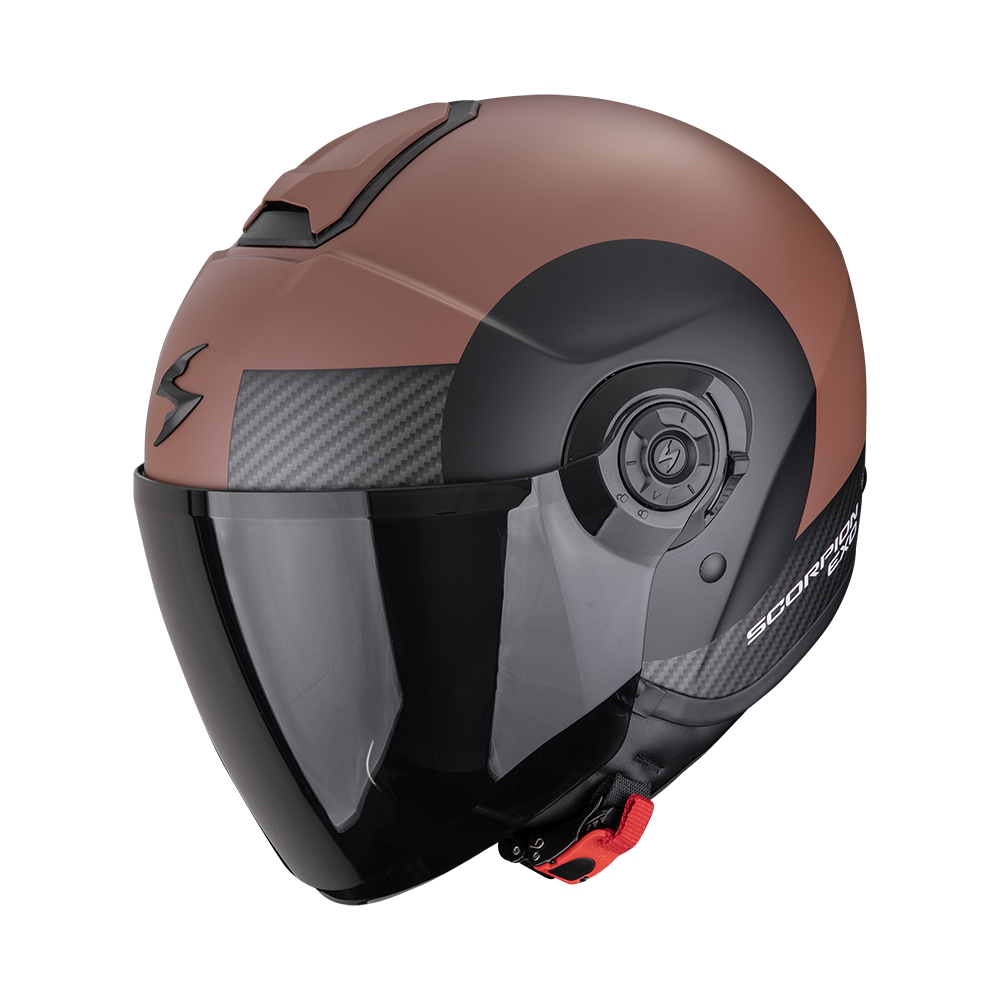 SCORPION EXO-CITY II SHEER CASCO DE MOTO Marr?-Negro Mate