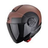 SCORPION EXO-CITY II SHEER CASCO DE MOTO Marr?-Negro Mate