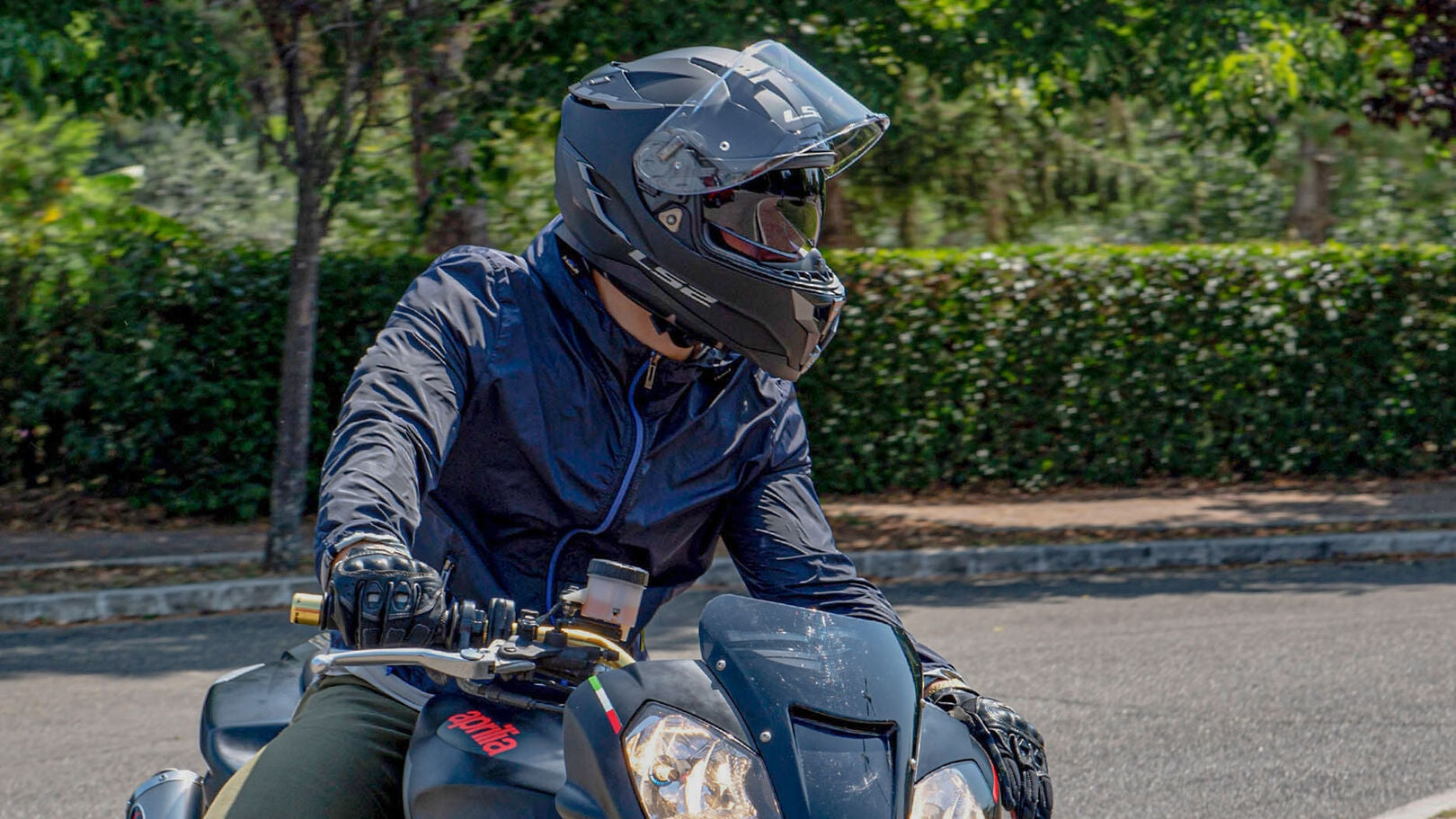 LS2 FF327 CHALLENGER SPIN M.COBALT H-V YELLOW - SECURTEX MOTOR S.L (t/a MaximoMoto)