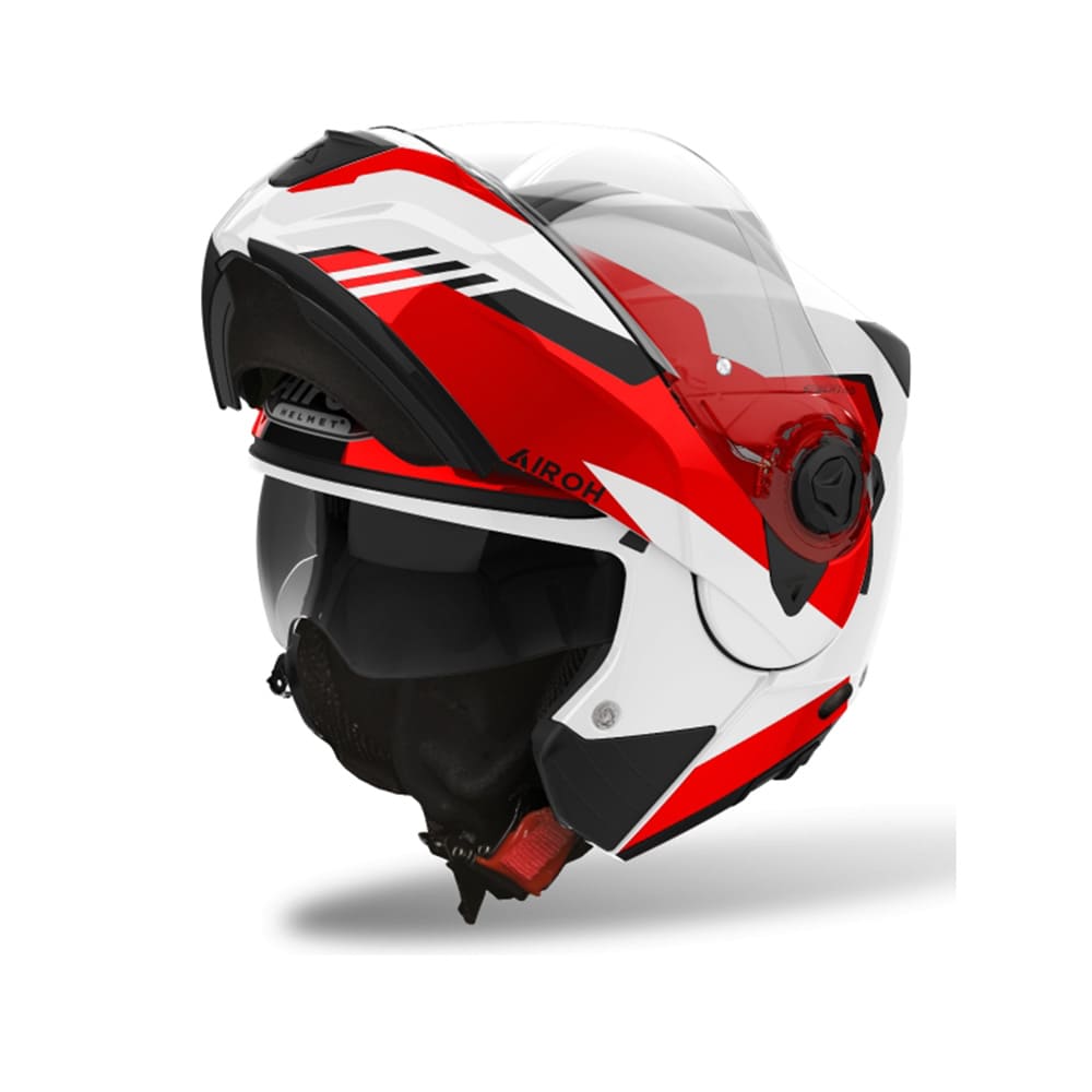 AIROH SPECKTRE CLEVER Moto Modular Casco Rojo Brillante