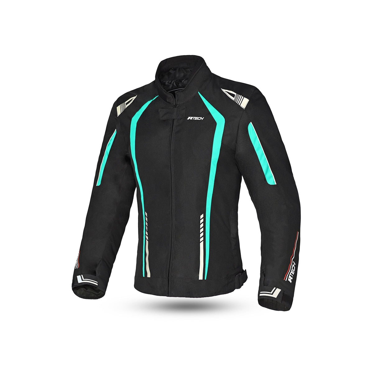 R-TECH - Chaqueta Textil Marshal Lady Negro/Turquesa - SECURTEX MOTOR S.L (t/a MaximoMoto)