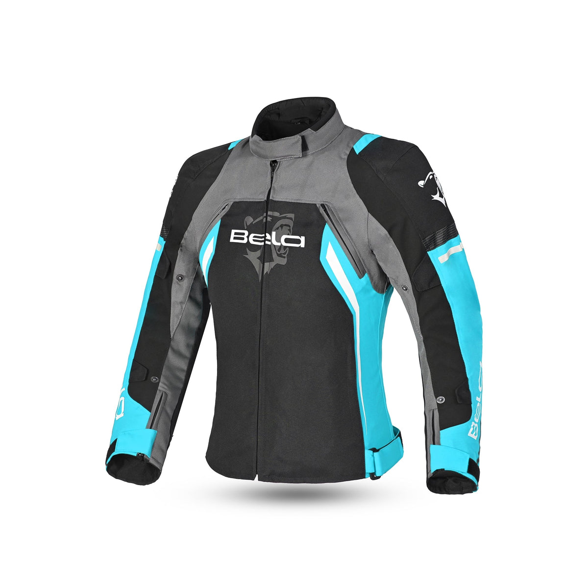 BELA - Chaqueta Textil Elanur Lady Negro/Turquesa - SECURTEX MOTOR S.L (t/a MaximoMoto)