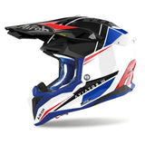 AIROH - CASCOS AVIATOR 3 PUSH BLUE/RED GLOSS - SECURTEX MOTOR S.L (t/a MaximoMoto)